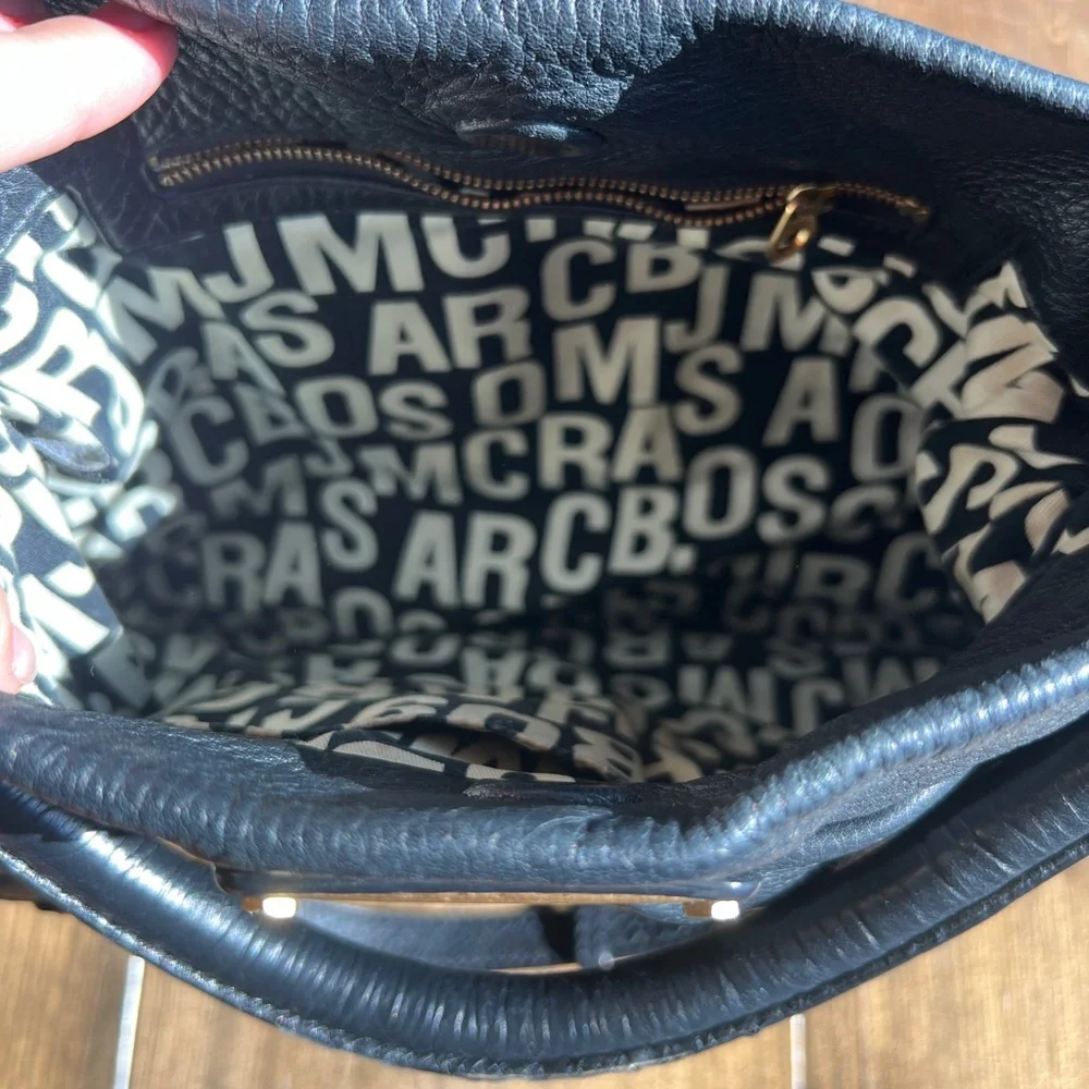 Marc by Marc Jacobs Classic Q Hillier Hobo bag in black leather - Picture 5 of 6